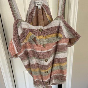 Madewell Texture & Thread Striped Summer Tank